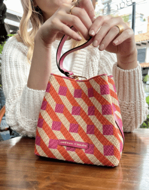 Bucket Bag Blocks Naranja