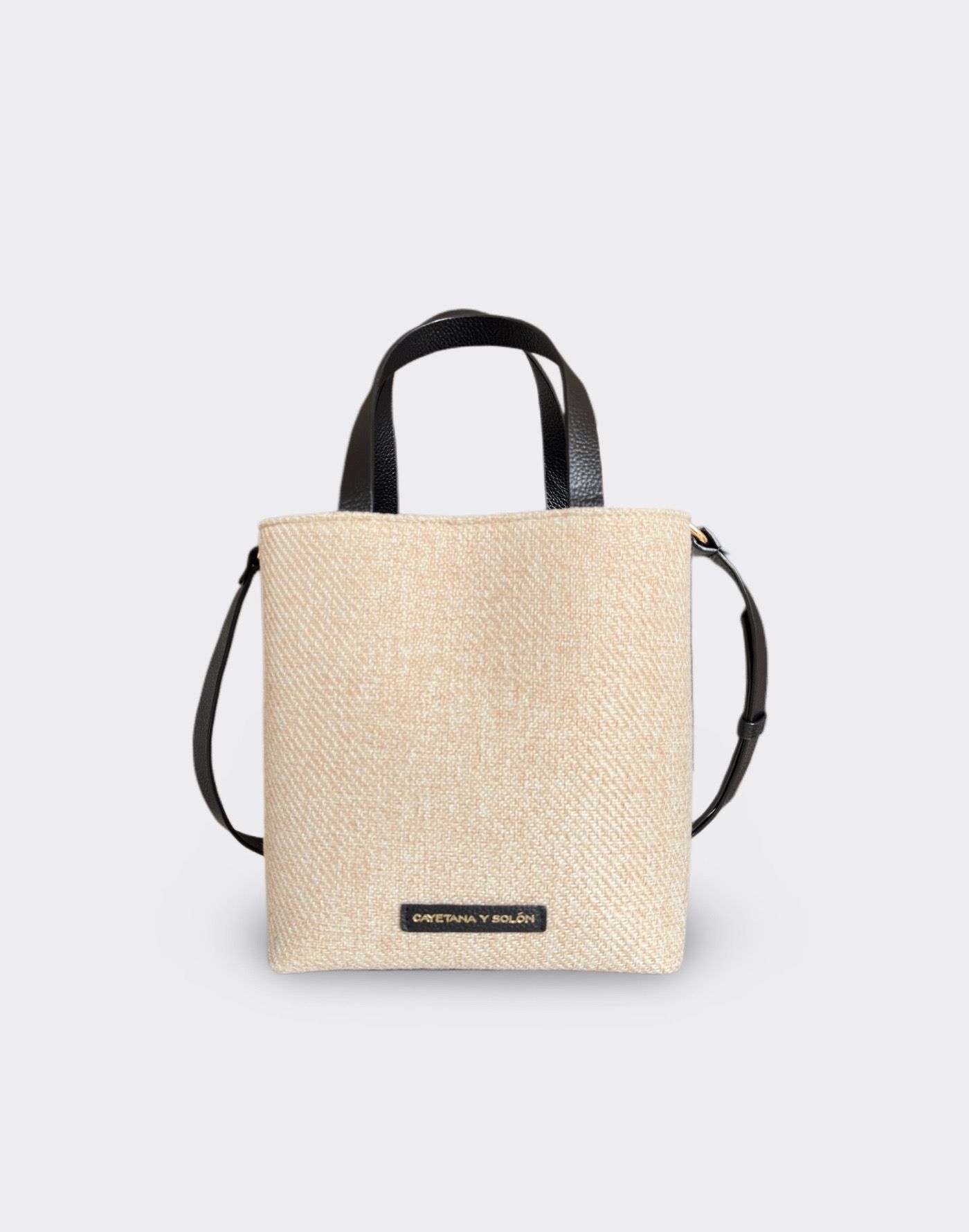Bucket Basics Midi (Beige/Negro)