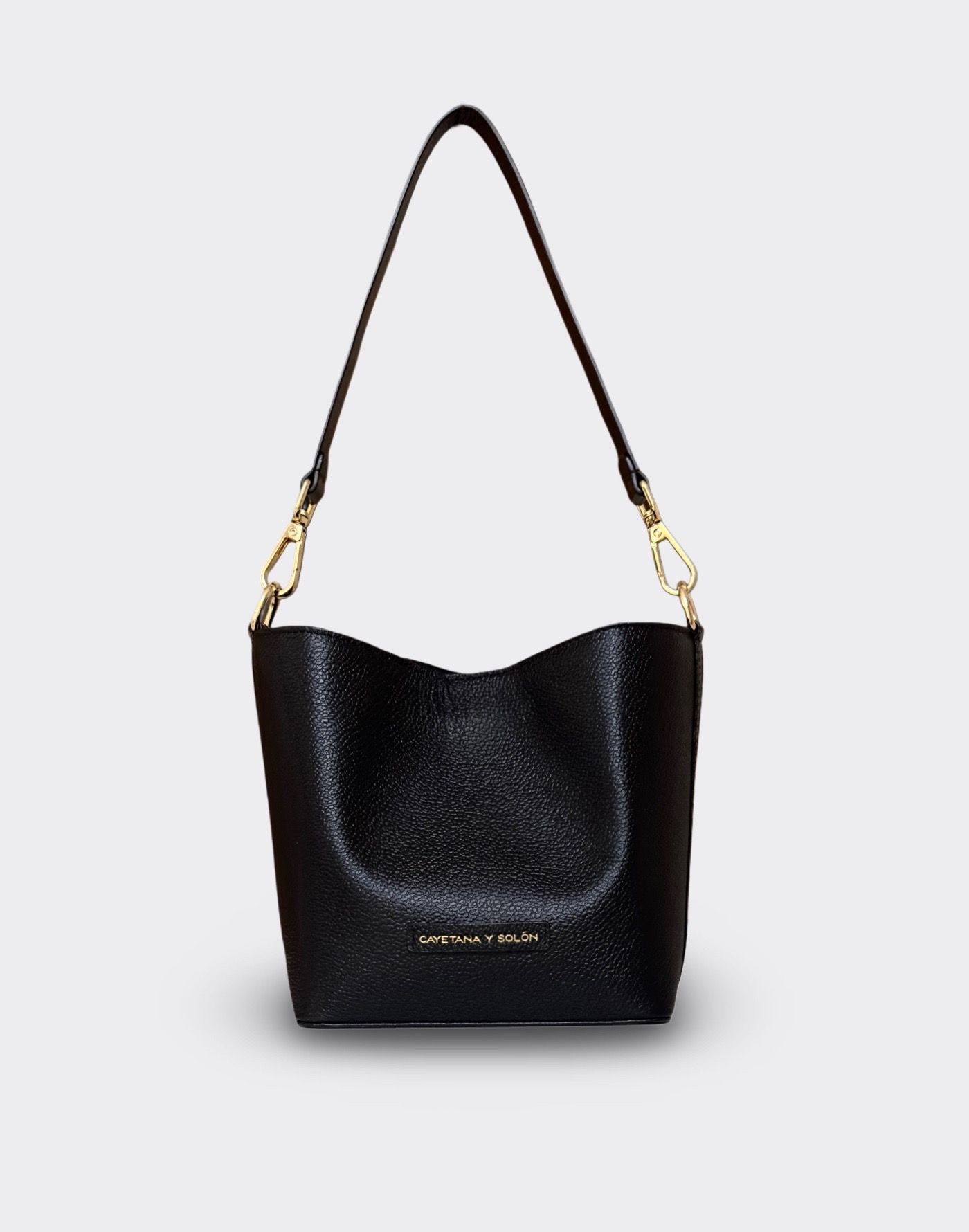 Bucket Cuero Mini Black - Imagen 5