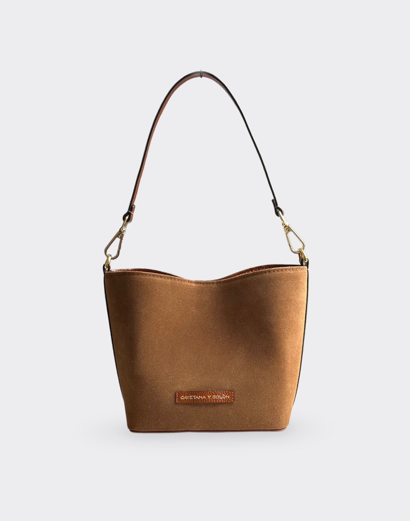 Bucket Suede Mini Bourbon - Imagen 4