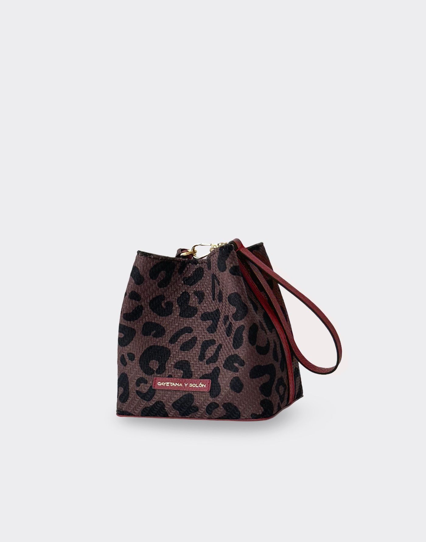 Bucket Mini Leopardo Brown