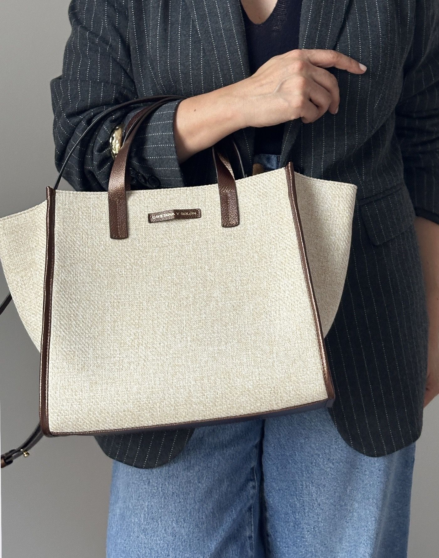 Tote Bag Basics (Beige/Bronce)