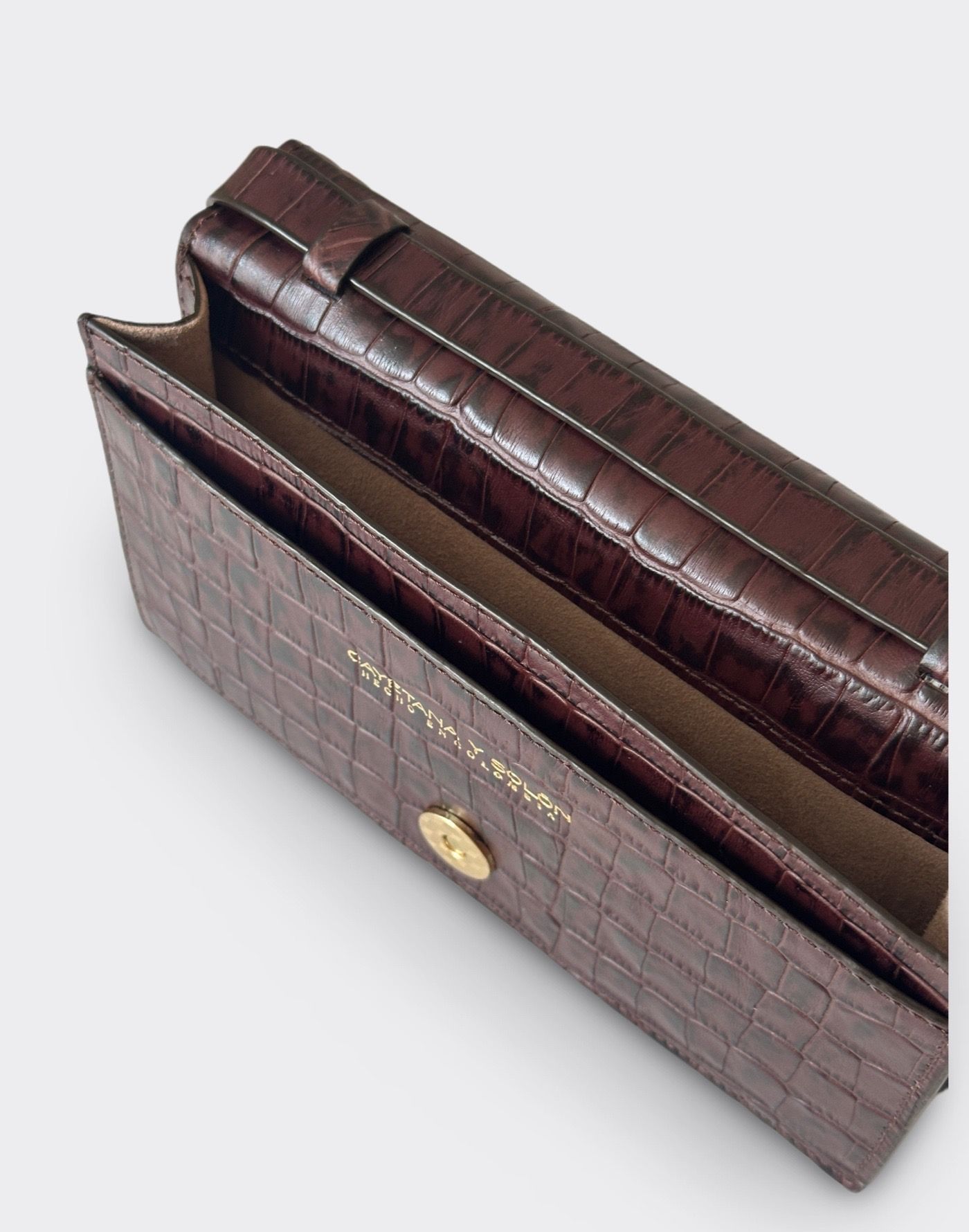 Mini Crossbody Evangeline (Croc Café) - Imagen 5