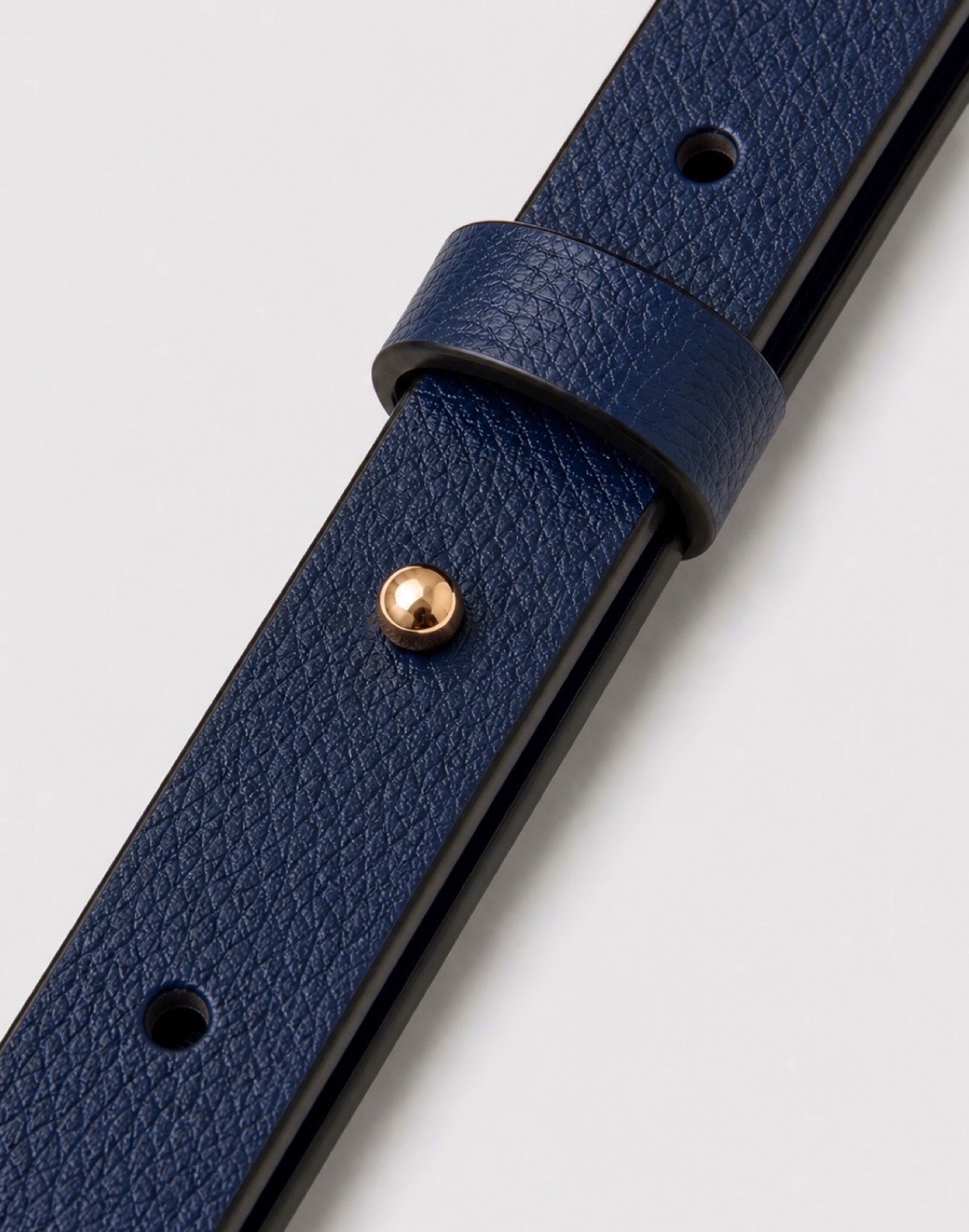 Strap Largo Cuero Azul - Imagen 2