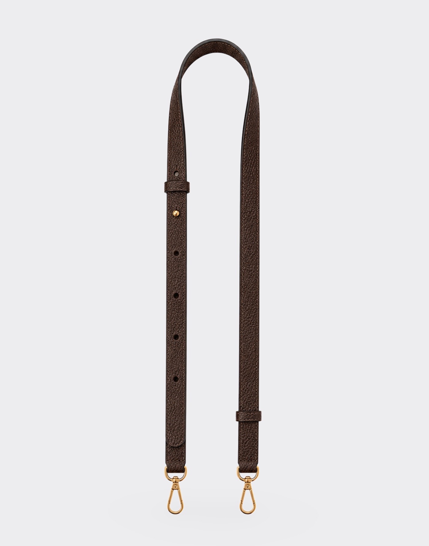 Strap Largo Cuero Marrón Chocolate