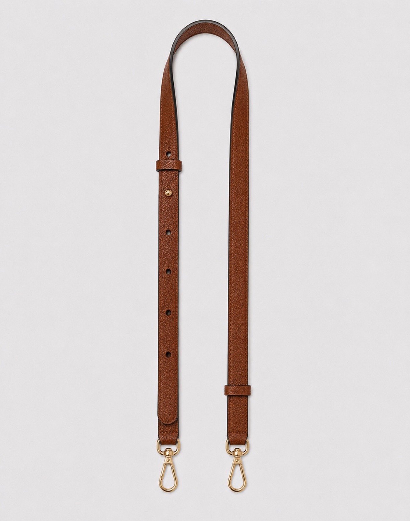Strap Largo Cuero Miel/Bourbon