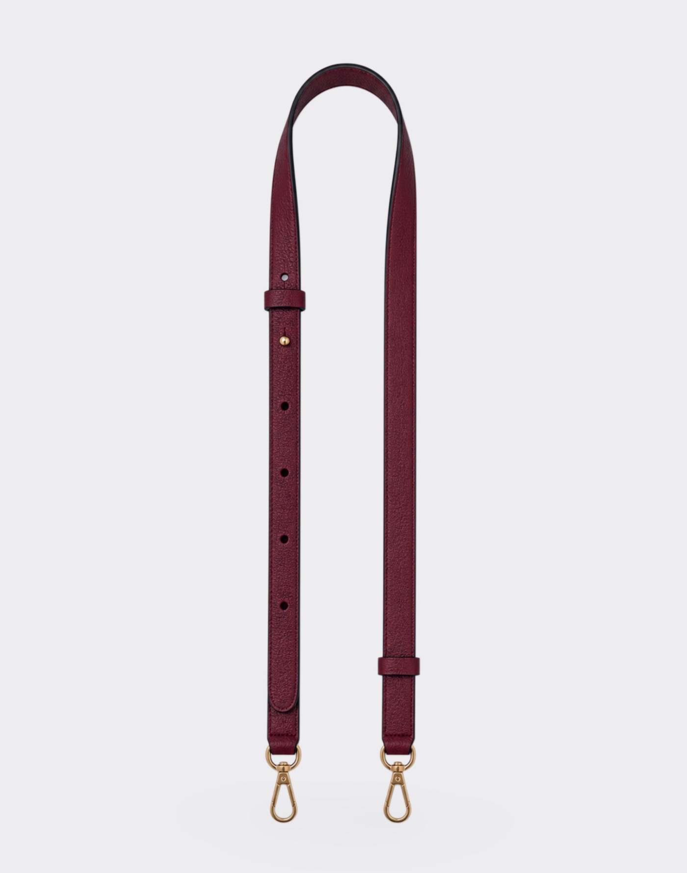 Strap Largo Cuero Burgundy